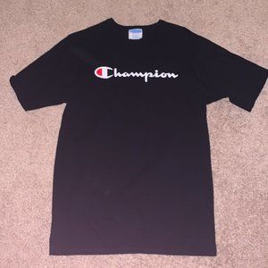 Champion Black Short Sleeve